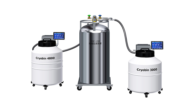 Compact Cryogenic Freezer CRYOBIN Series