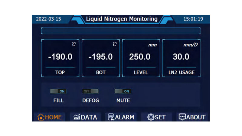 Wide Open Cryogenic Freezer MBD Series